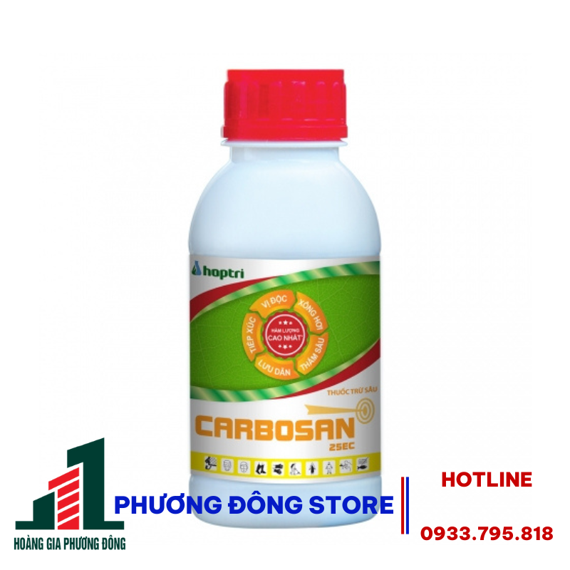 Thuốc trừ sâu CARBOSAN 25EC - chai 100ml, chai 400ml