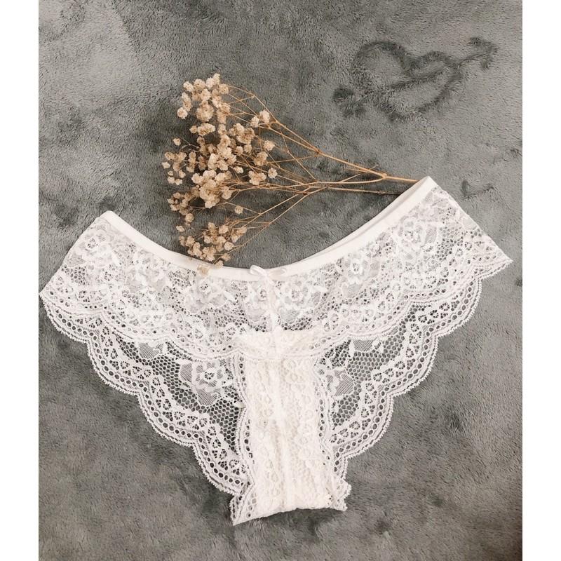 Hera white - Set lót ren áo bra không gọng mút mỏng