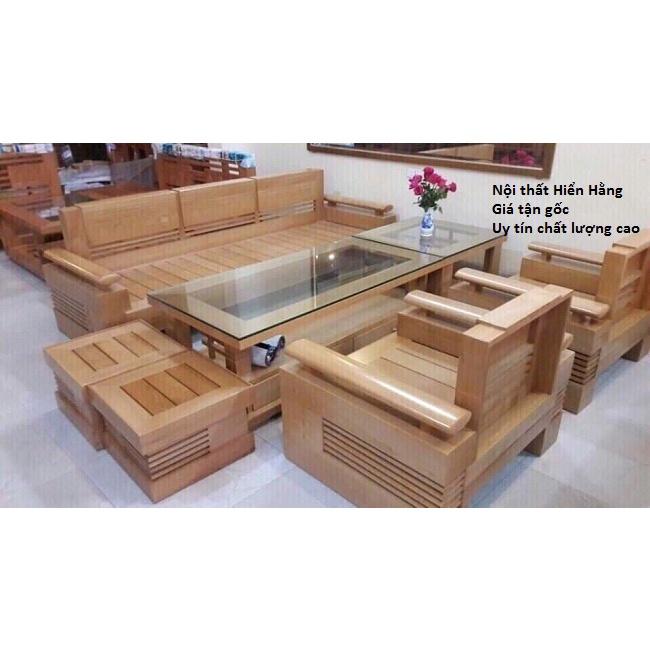 Mẫu bàn ghế gỗ hiện đại cho phòng khách nhỏ