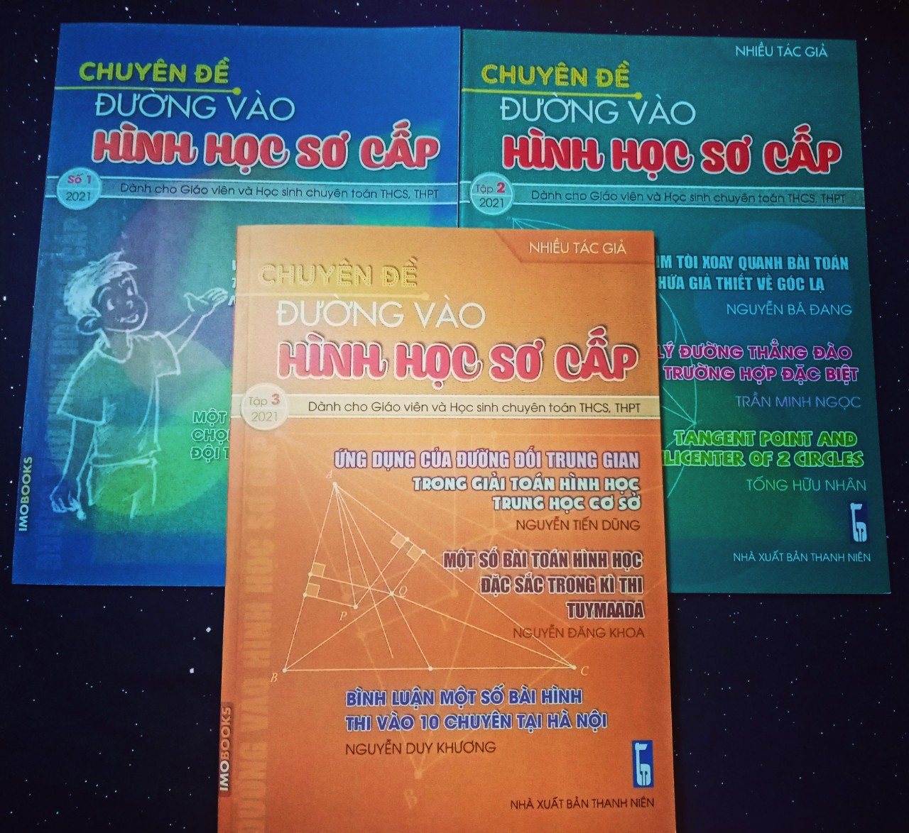 Chuyên đề Đường vào Hình học sơ cấp tập 1 + tập 2 + tập 3