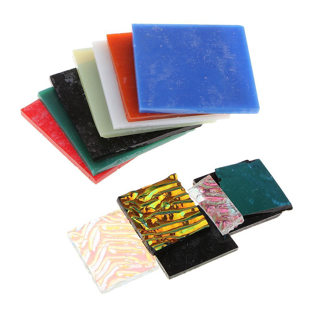 7-Set Microwave Kiln & Stained Fusing Glass & Ceramic Fiber Kiln Paper Tools