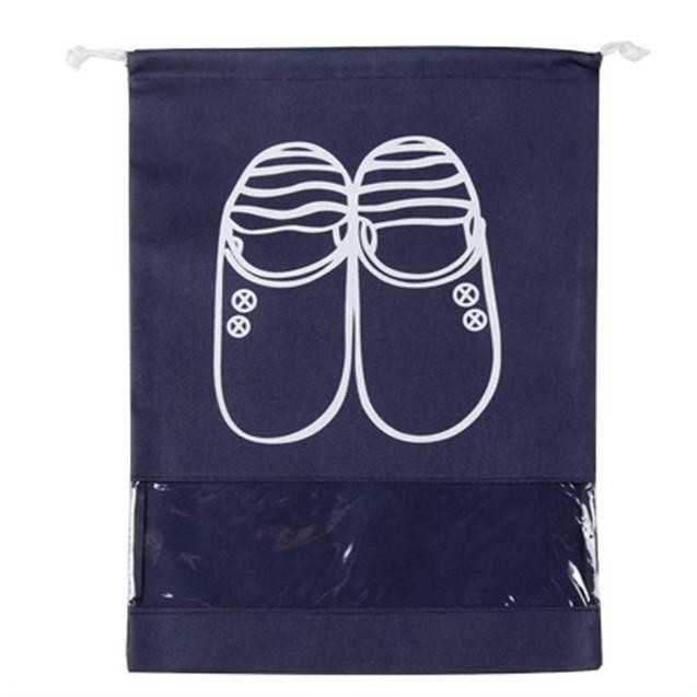 COMBO 2 Túi Đựng Giày Dép Túi Xách Chất Liệu Vải Không Dệt Có Dây Rút Size Lớn (44x35cm)