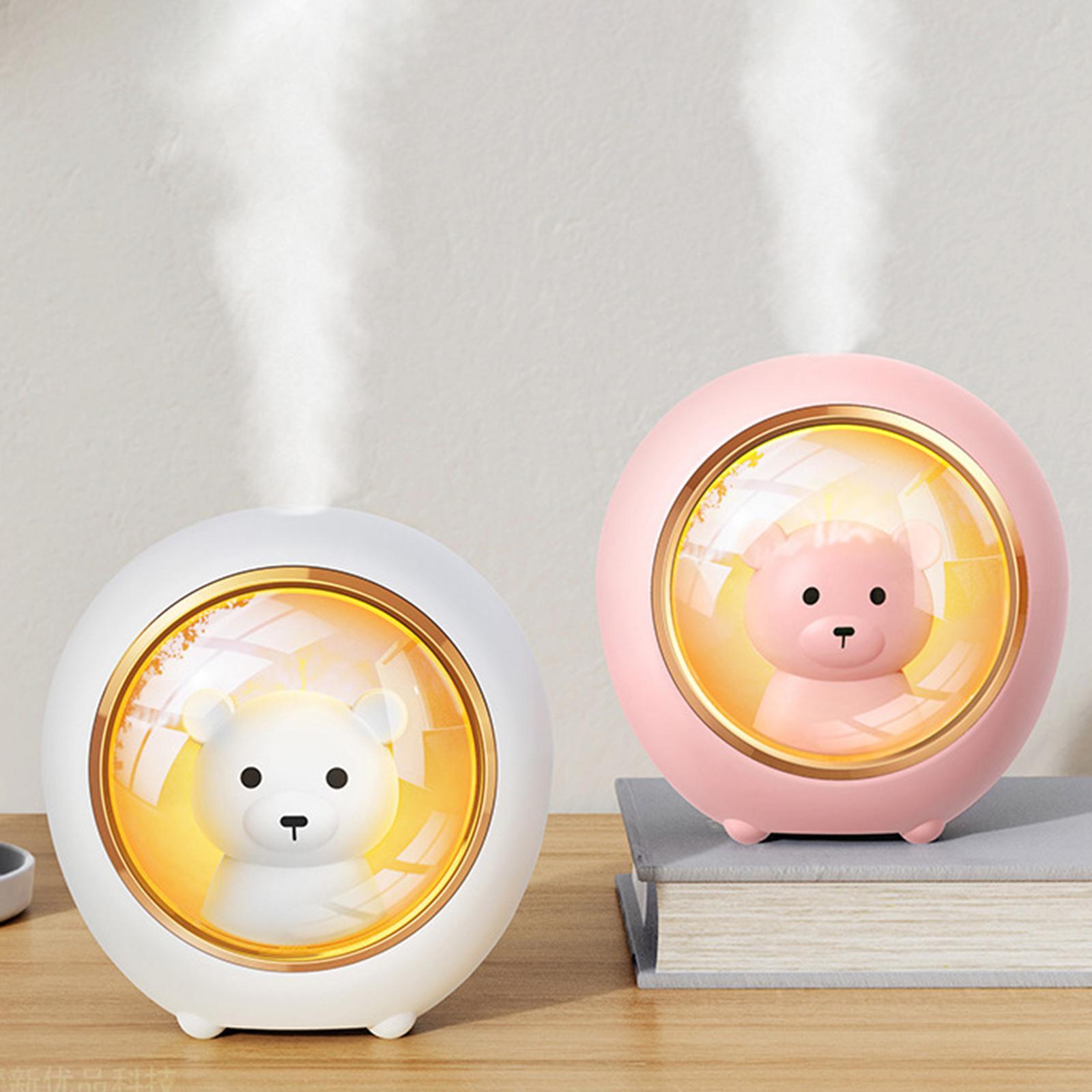 Air Humidifier Night Light Portable Diffuser for Car Desktop