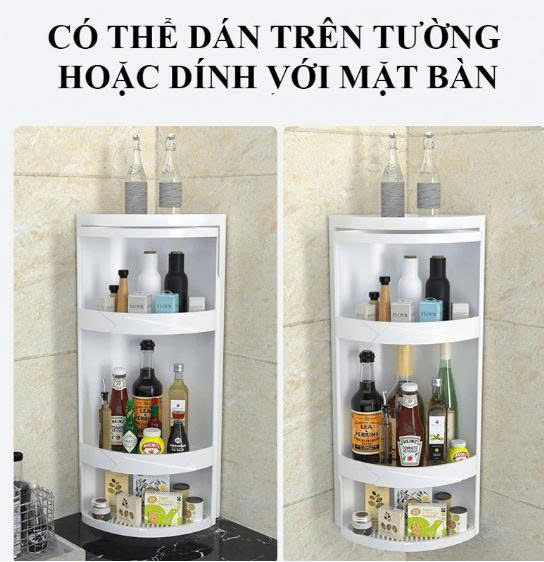 [KoSuyTu] KỆ GÓC XOAY 360 ĐỘ ĐA NĂNG – GIẢI PHÁP LƯU TRỮ THÔNG MINH CHO MỌI KHÔNG GIAN