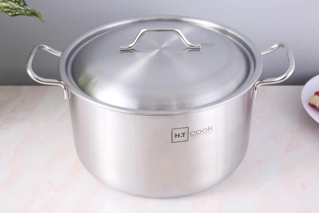 Nồi inox nắp inox 26 cm HT Cook N26-1DHT - Hàng chính hãng