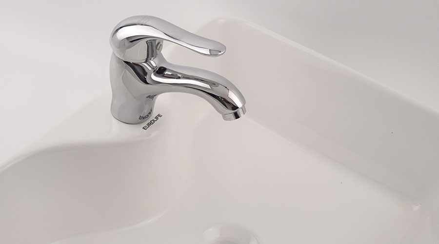 Vòi lavabo lạnh Eurolife EL-117 (Trắng bạc)