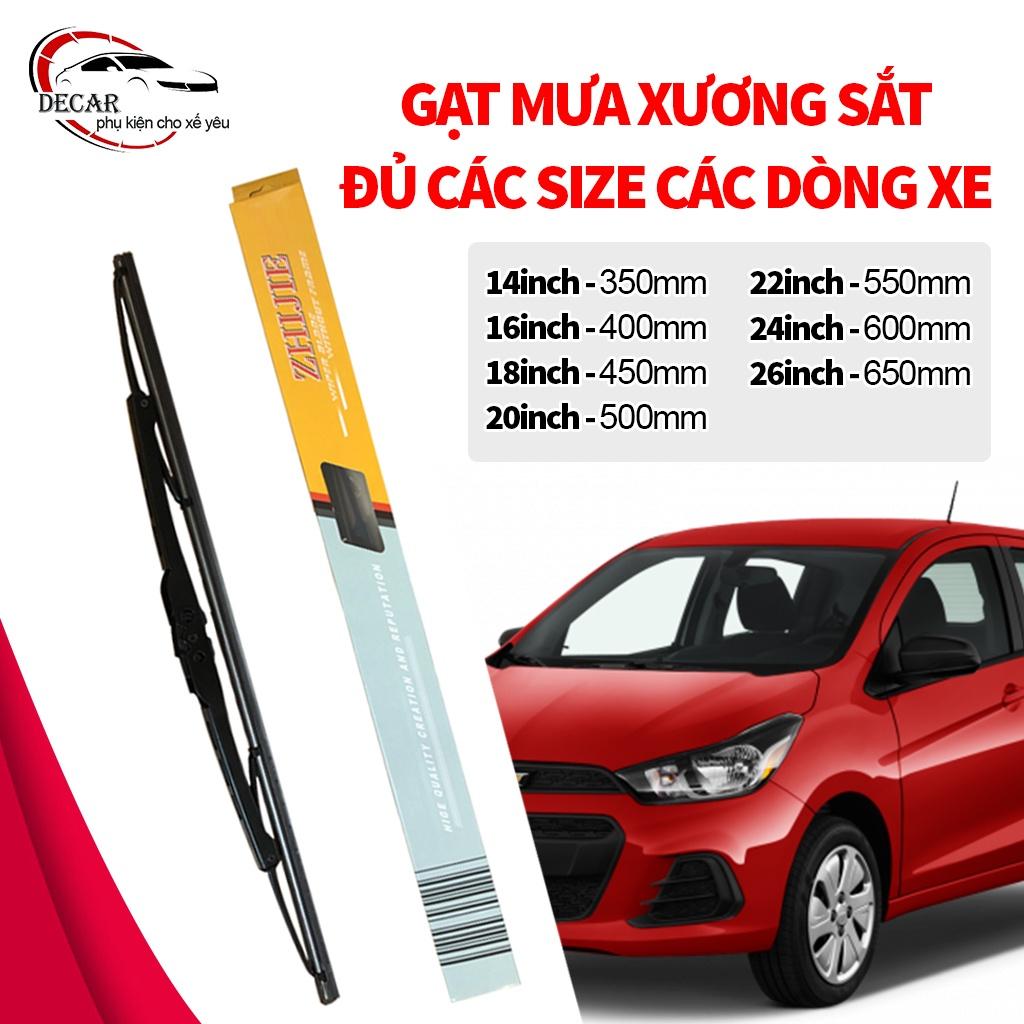 Cần gạt mưa ô tô khung sắt silicon chất lượng , lưỡi gạt nước mưa xe oto cao cấp dễ lắp đặt tại nhà