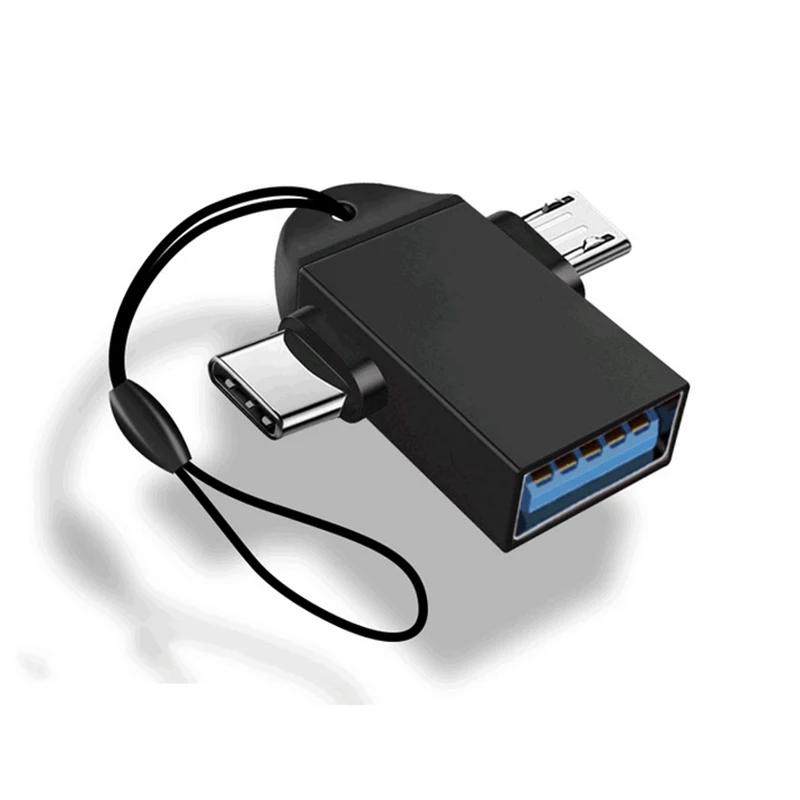 Đầu Chuyển - Cáp Chuyển Đổi OTG Cổng Type-C Micro Sang USB 3.0 Đọc dữ liệu chơi game Tặng kèm que chọc sim