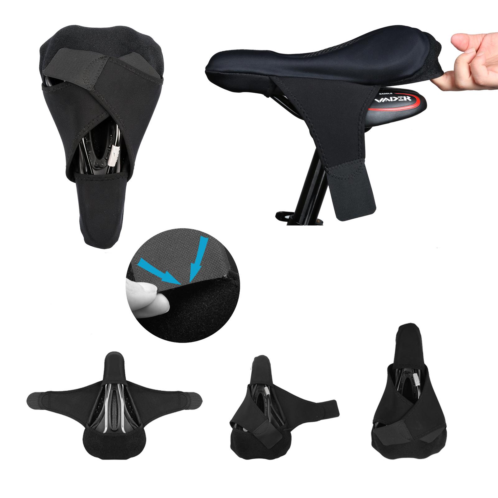 Đệm lót yên xe đạp leo núi, giúp thoáng khí, chất vải sợi siêu mềm mịn, co giãn tốt.