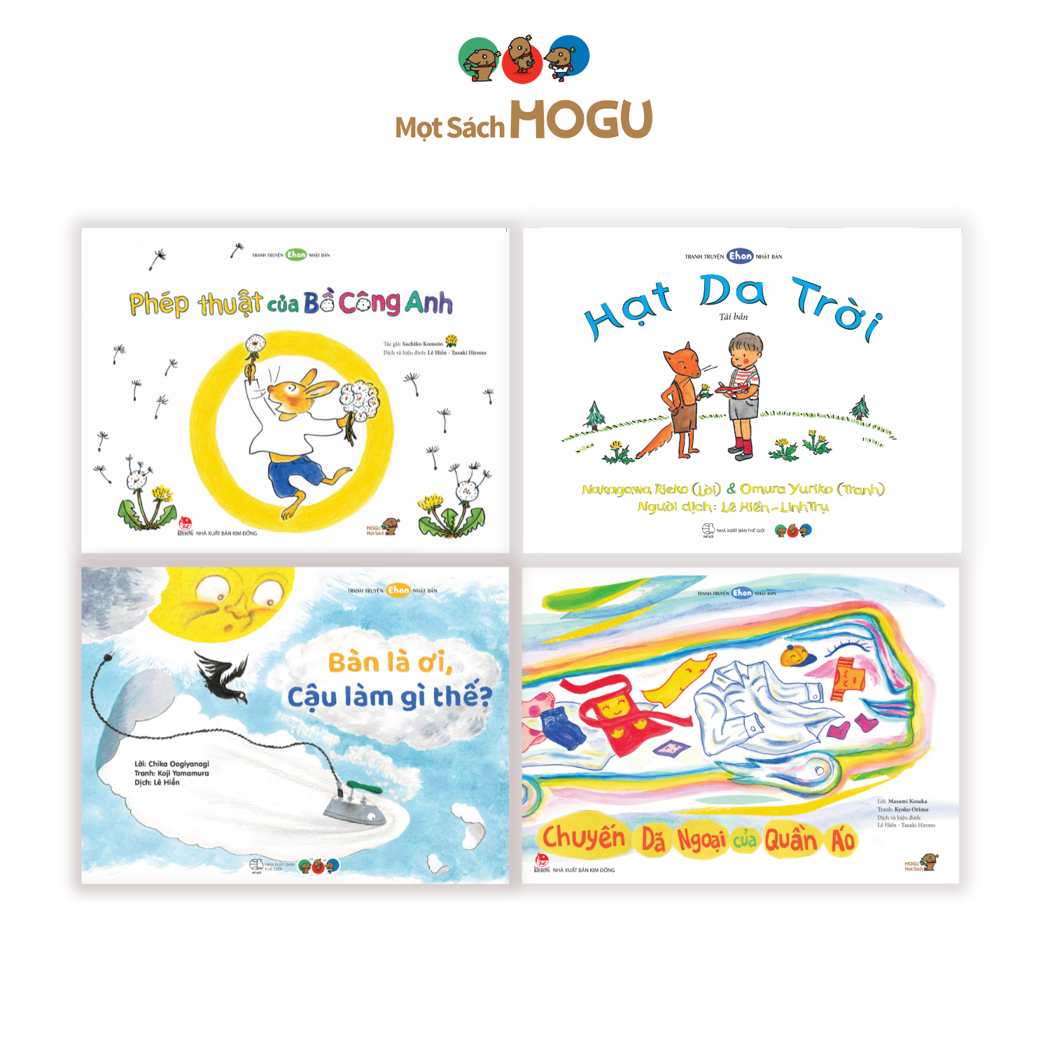 Truyện Ehon bé 3-4-5 tuổi - Bộ 4 cuốn Phép màu diệu kỳ