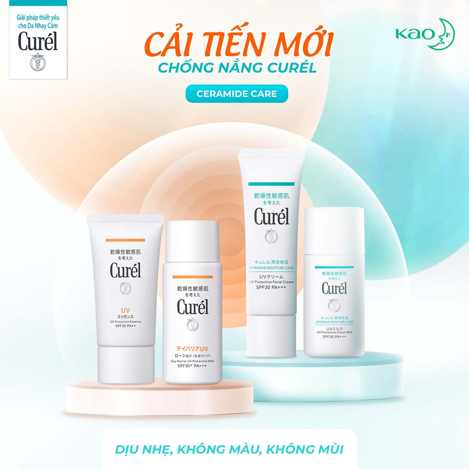 UV Sữa Chống Nắng Curel UV Protection Face Milk SPF 30 PA++ (30ml)