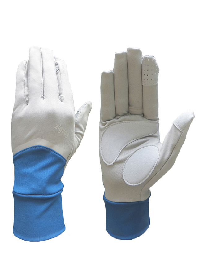 Găng tay Nonstop chống nắng UPF50+ xanh xám Zigzag GLV01005