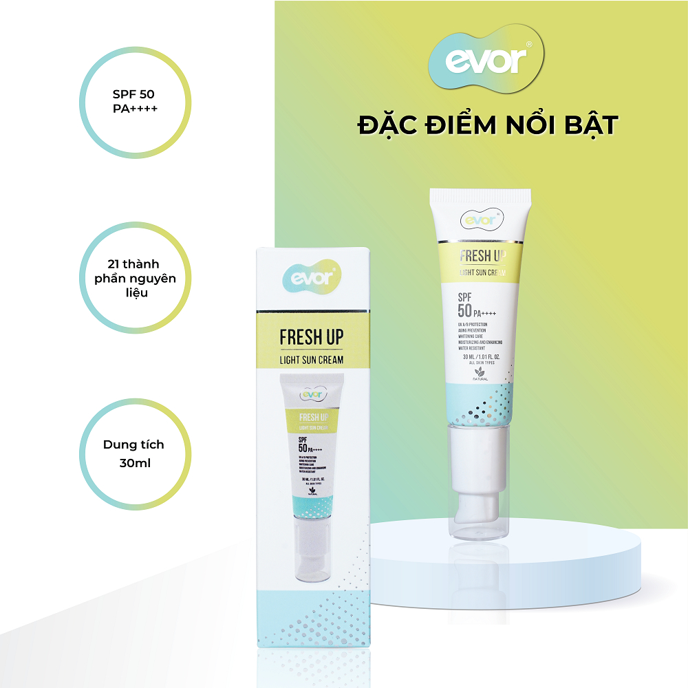 Everyday Beauty Cream Fresh Up 30ml – Kem Dưỡng Bảo Vệ Và Làm Đẹp Trong 1 Bước | EVOR