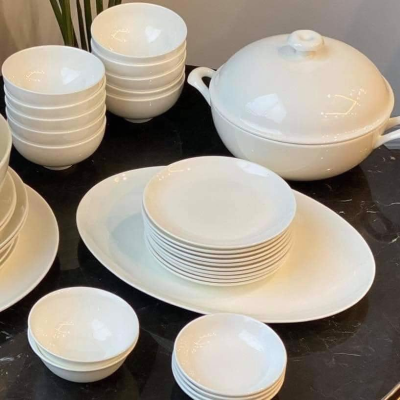 Set Bát Sứ Imperial 50 Món, Dùng An Toàn Với Máy Rửa Bát, Nhập Đức