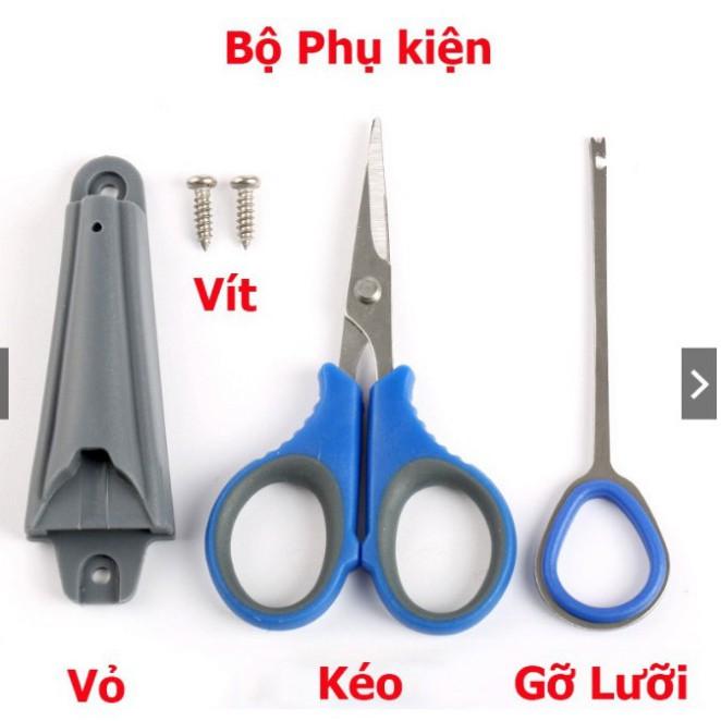 Kéo Cắt Thẻo + Gỡ lưỡi câu cá có thể Gắn Thùng Câu Đài vô cùng tiện lợi