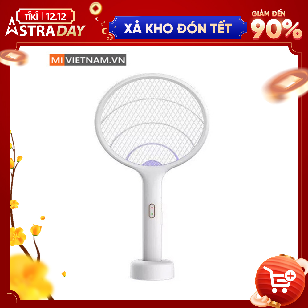 Vợt bắt muỗi cầm tay không dây đa năng Qualitell ZS9001 dung lượng pin 1200mAh - Hàng nhập khẩu