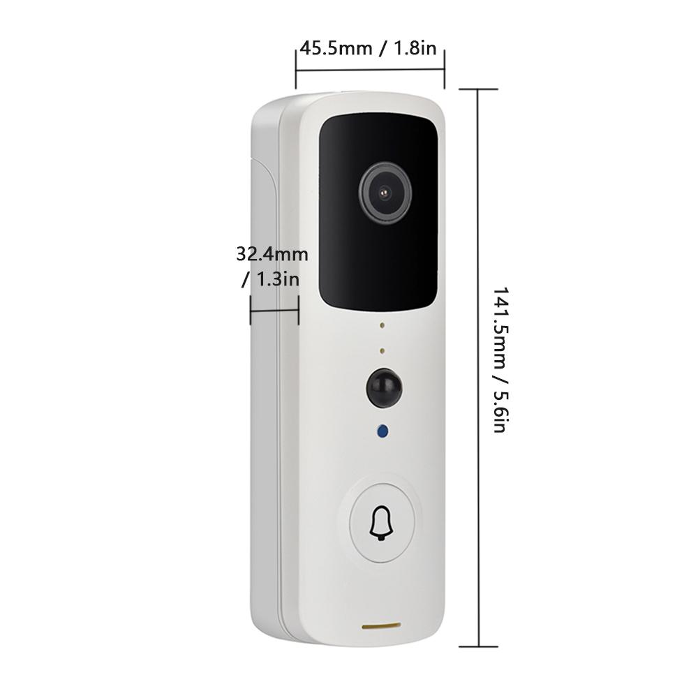 Chuông cửa không dây có camera Pin hoạt động 720P