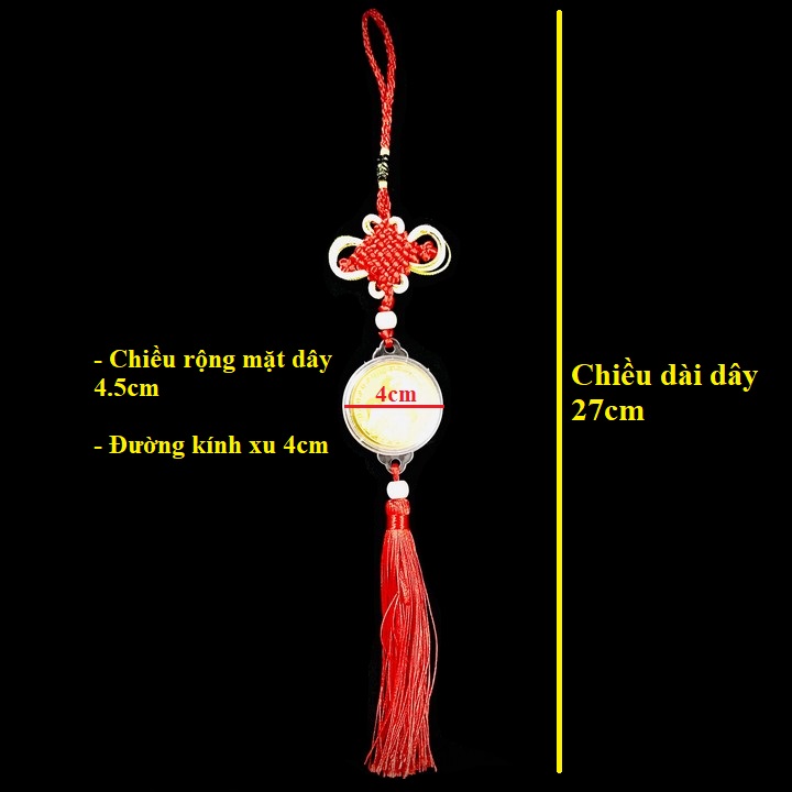 Dây Treo May Mắn Hình Con Cọp CUTE 2022, Dùng để trang trí trong nhà, làm quà tặng, biếu, kích thước 27x4.5cm, màu vàng - TMT Collection - SP005423