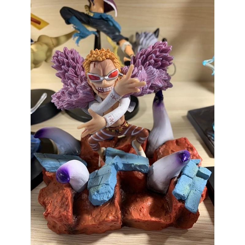 Mô hình Figure chibi one piece Luffy vs mingo thức tỉnh