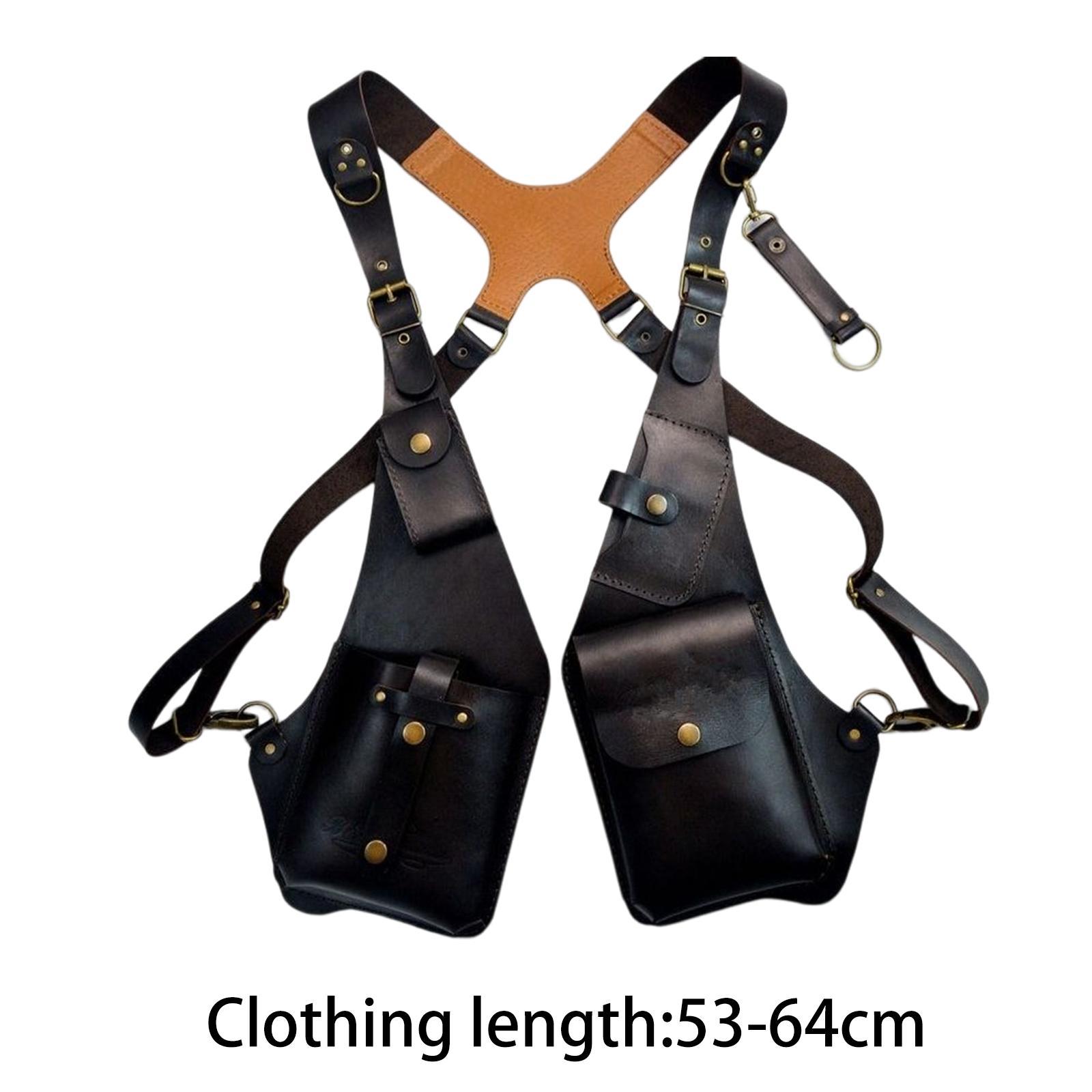 Shoulder Harness Bag Case Wallet Underarm Bag Steampunk for Bike Motorcycle