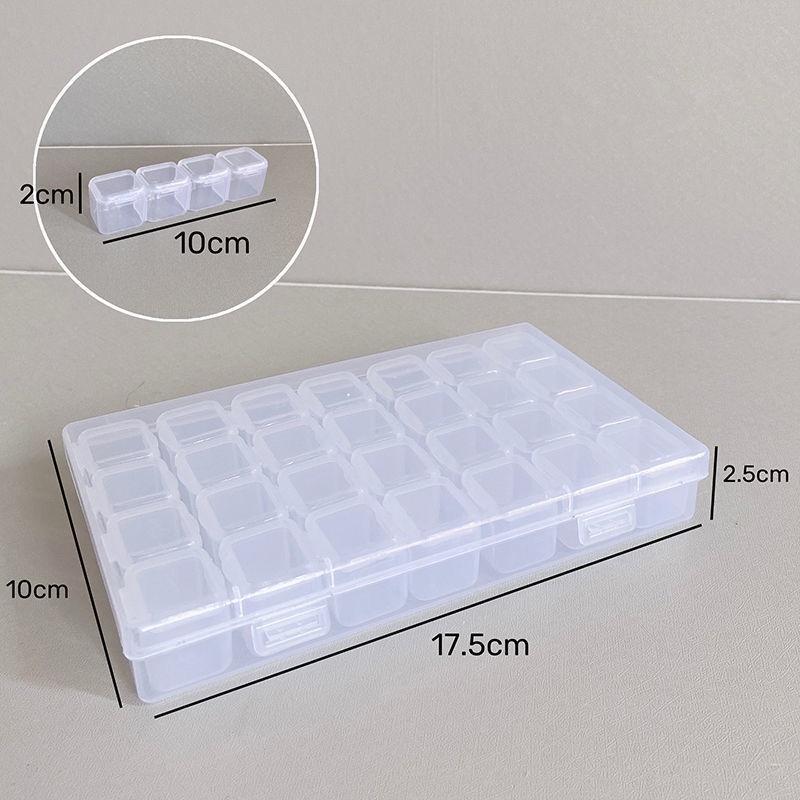 Hộp Đựng Khuyên Tai/Kẹp Tai/Vòng cổ Trong Suốt Chống Oxy Hóa