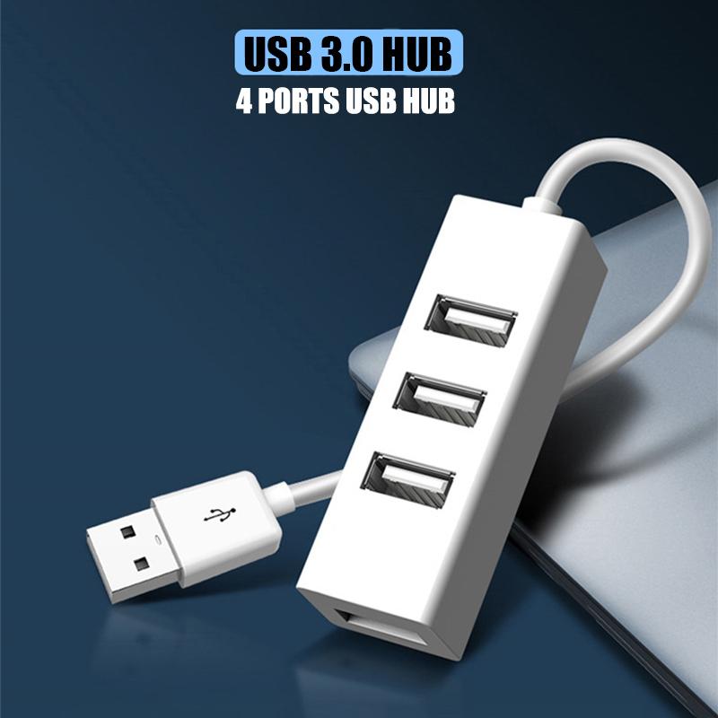 Hub USB 2.0 Bộ Chia USB Tốc Độ Cao 4 Cổng Tất Cả Trong 1 Cho Máy Tính Windows Máy Tính Macbook Phụ Kiện