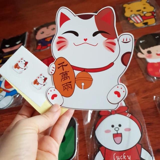 Combo 30 Lì xì hoạt hình kèm sticker hàng Hiếm 2022