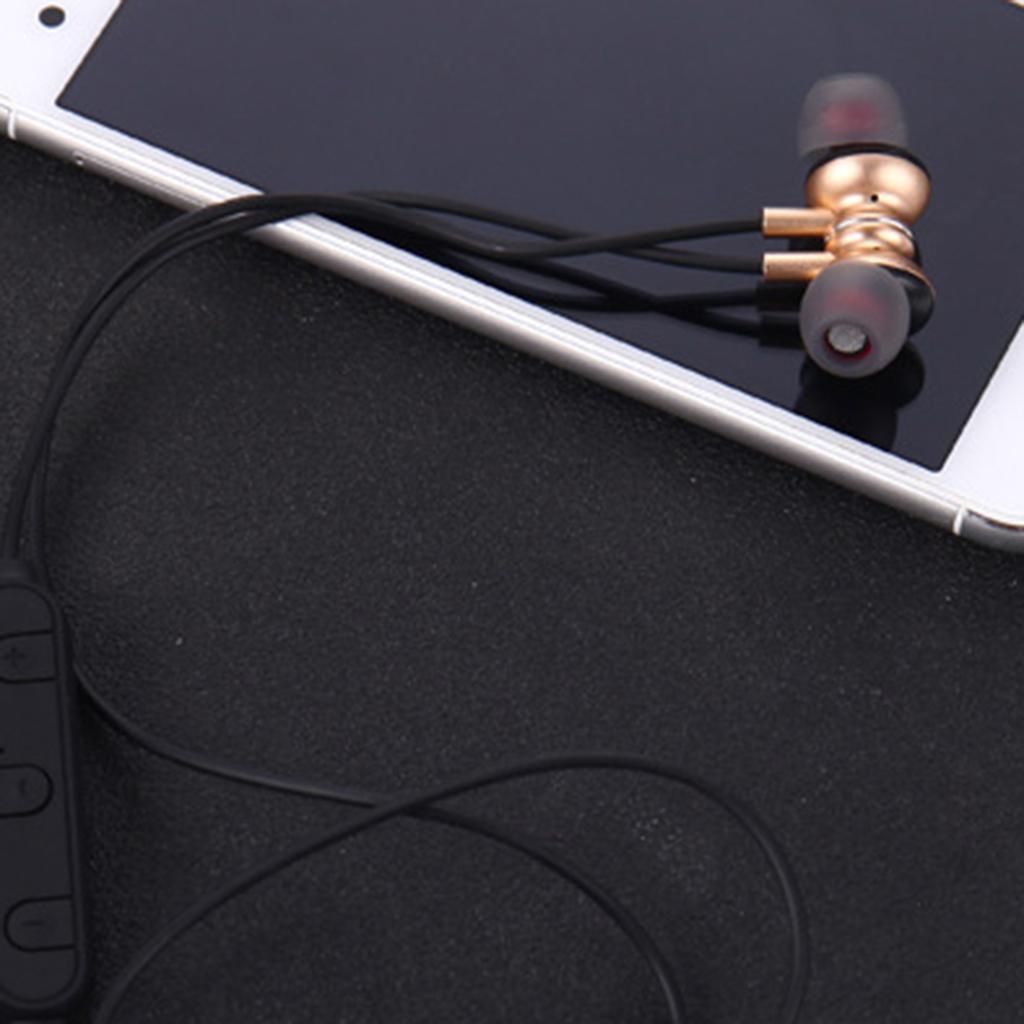 Wireless Bluetooth Headphones Magnetic Connection Earbuds with Mic