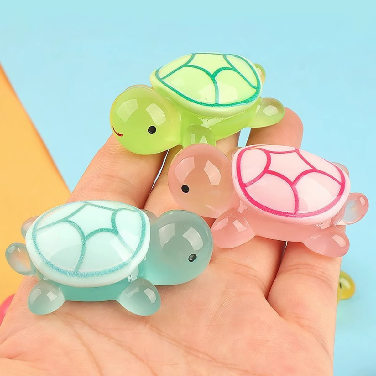 Nam châm siêu mạnh hít tủ lạnh Dola Home charm rùa dạ quang phát sáng làm quà lưu niệm ý nghĩa, đính sticker cute
