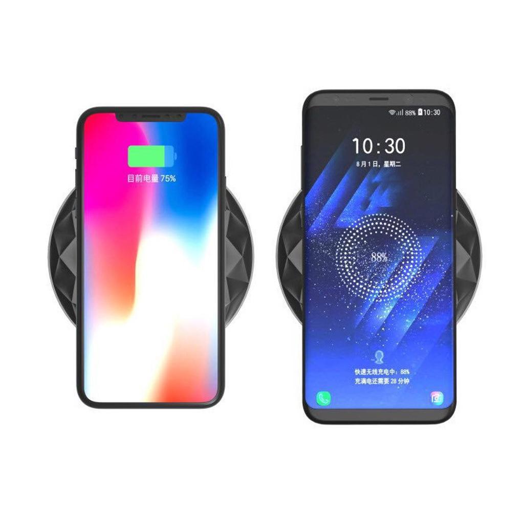 Ultra Thin Wireless Charger Charging Pad Fast Charge Base Stand Holder