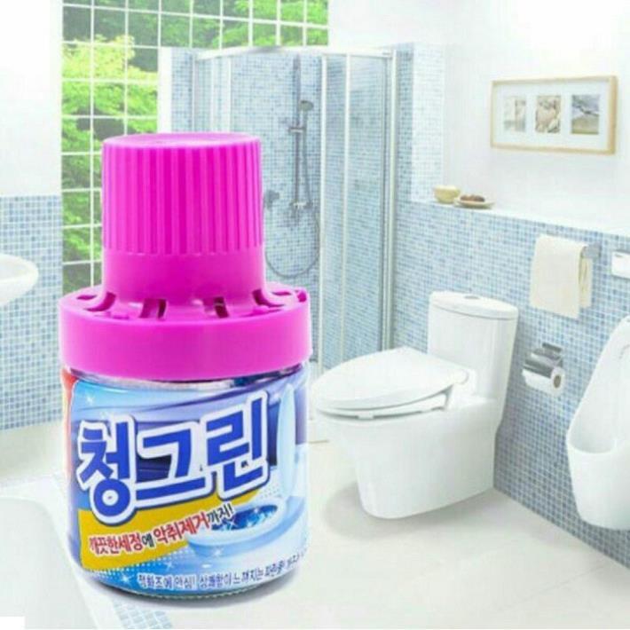 Chai Thả Bồn Cầu Khử Mùi Hàn Quốc – chất tẩy trắng làm sạch bồn vệ sinh- Set 2 khăn |gdcmvietnam