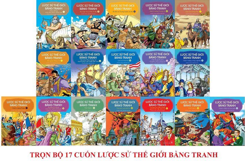 Boxset Lược Sử Thế Giới Bằng Tranh