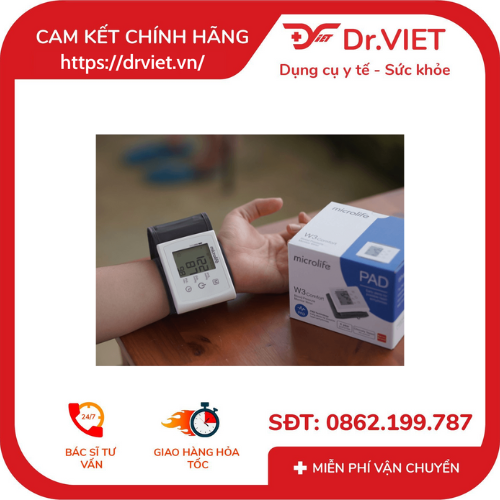 Máy đo huyết áp cổ tay Microlife BP W3 Comfort