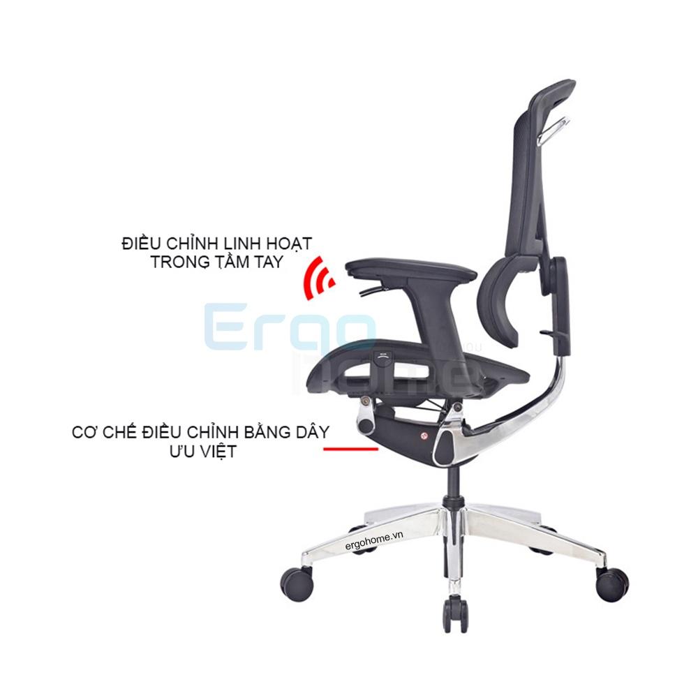 Ghế công thái học GT Chair Ergonomic Isee Xoay Văn Phòng lưới Cao Cấp thông thoáng - ERGOHOME