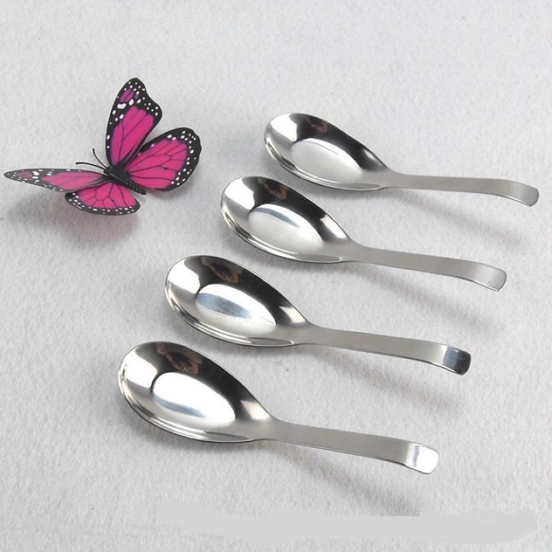 Thìa inox ăn phở/ súp inox cao cấp sáng bóng dày đẹp