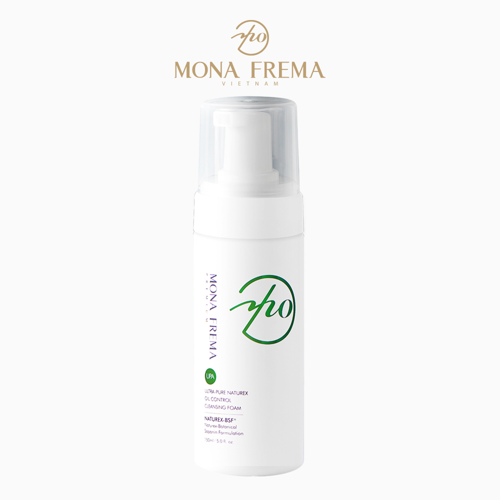 Bọt Tẩy Trang Kiểm Soát Dầu Nhờn NATUREX OIL CONTROL FOAMING CLEANSER MONA FREMA 150ml Chăm Sóc Da Mặt Sau Khi Trang Điểm, Loại Bỏ Bụi Bẩn, Làm Sạch Lỗ Chân Lông, Kiểm Soát Dầu Nhờn, Giữ Ẩm, Ngăn Ngừa Mụn.