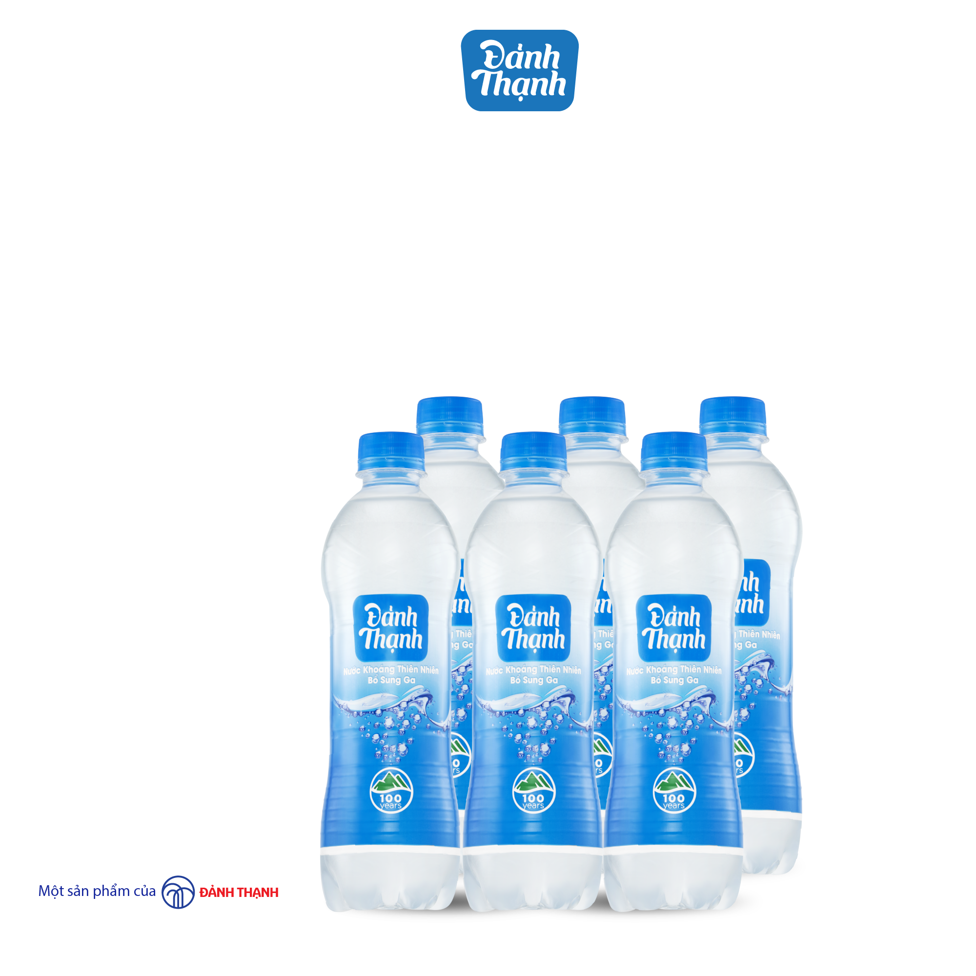 Lốc 6 chai Nước Khoáng Thiên Nhiên Có Ga Đảnh Thạnh 430ml (Đảnh Thạnh Lạt)