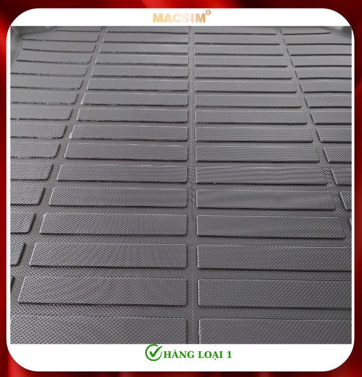Thảm lót cốp xe ô tô Toyota Yaris 2023+ nhãn hiệu Macsim chất liệu TPE cao cấp màu đen