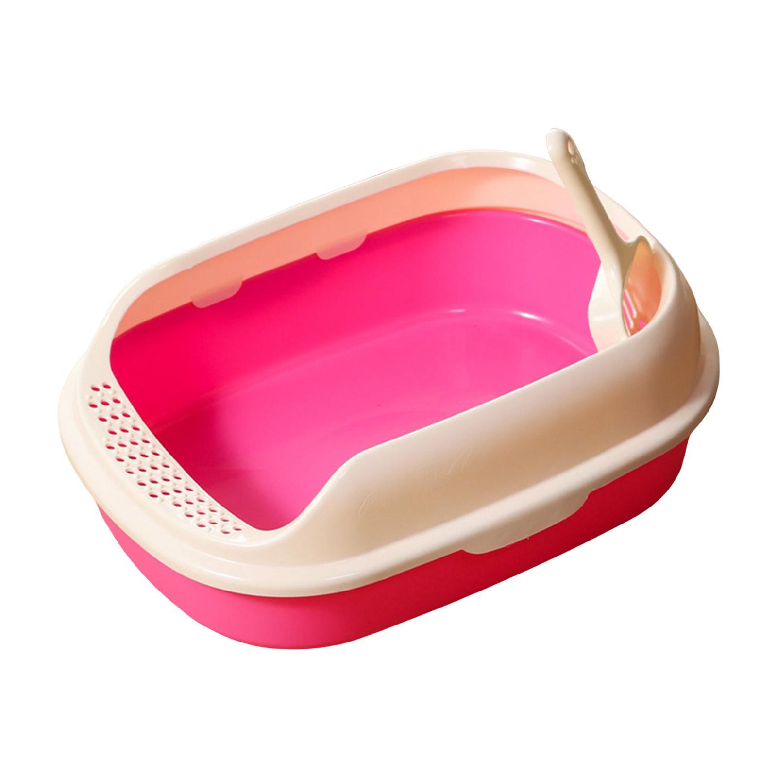 Cat Litter Box Kitten Toilet Pet Litter Tray Bedpan Cat Litter Container
