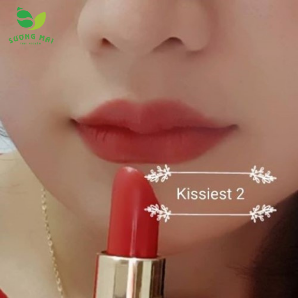 Son Sương Mai Kissiest Lipstick #02 - Đỏ Cam