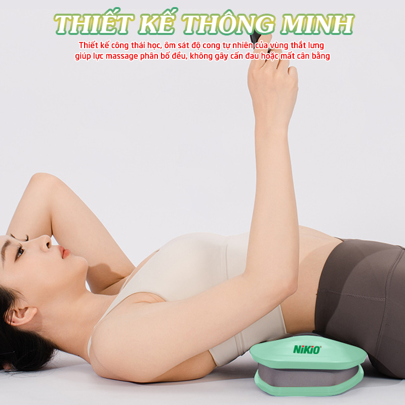 Máy massage lưng cột sống đa năng Nikio NK-159 - Giải pháp hỗ trợ giảm đau nhức mỏi lưng