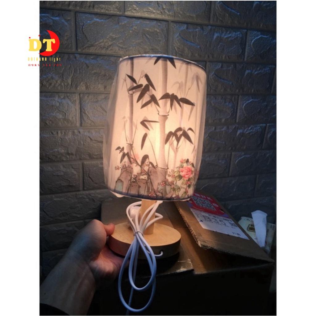 Đèn Ngủ Để Bàn Phong Cách Bắc Âu Đèn Có Điều Chỉnh Tăng Giảm Ánh Sáng HTLK DBN