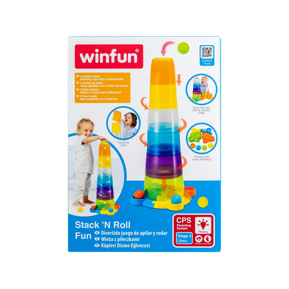 Đồ Chơi Xếp Chồng Cốc Và Bóng Vui Nhộn PEEK A BOO 000737