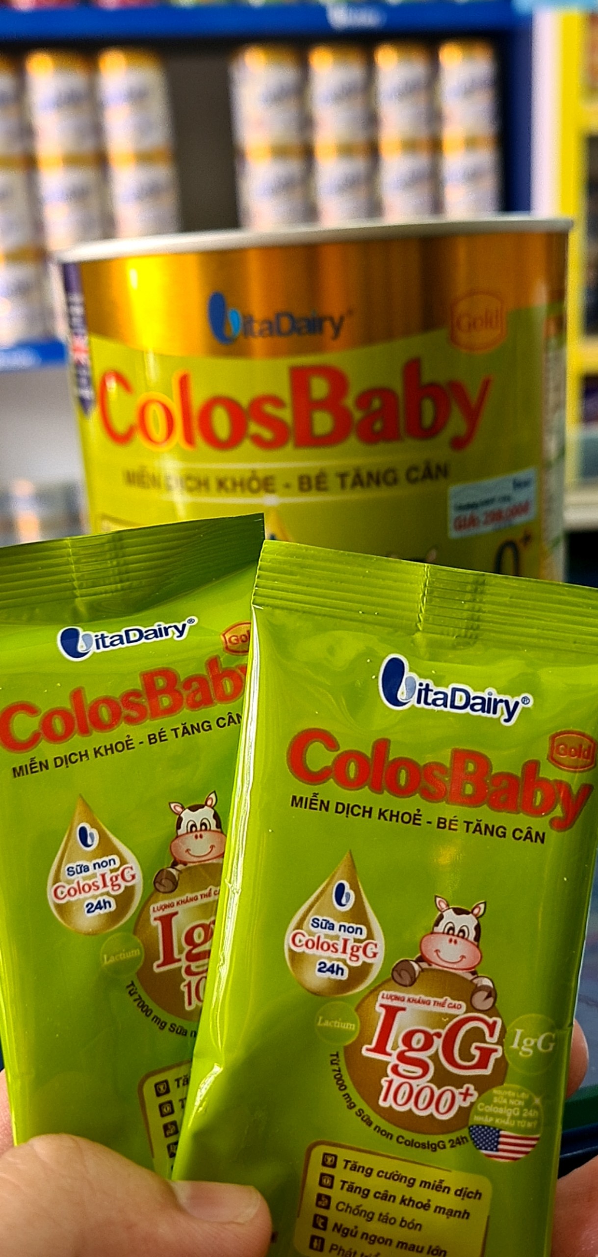 Sữa bột ColosBaby Gold 0+ 336g (Dạng Gói Tiện Lợi)