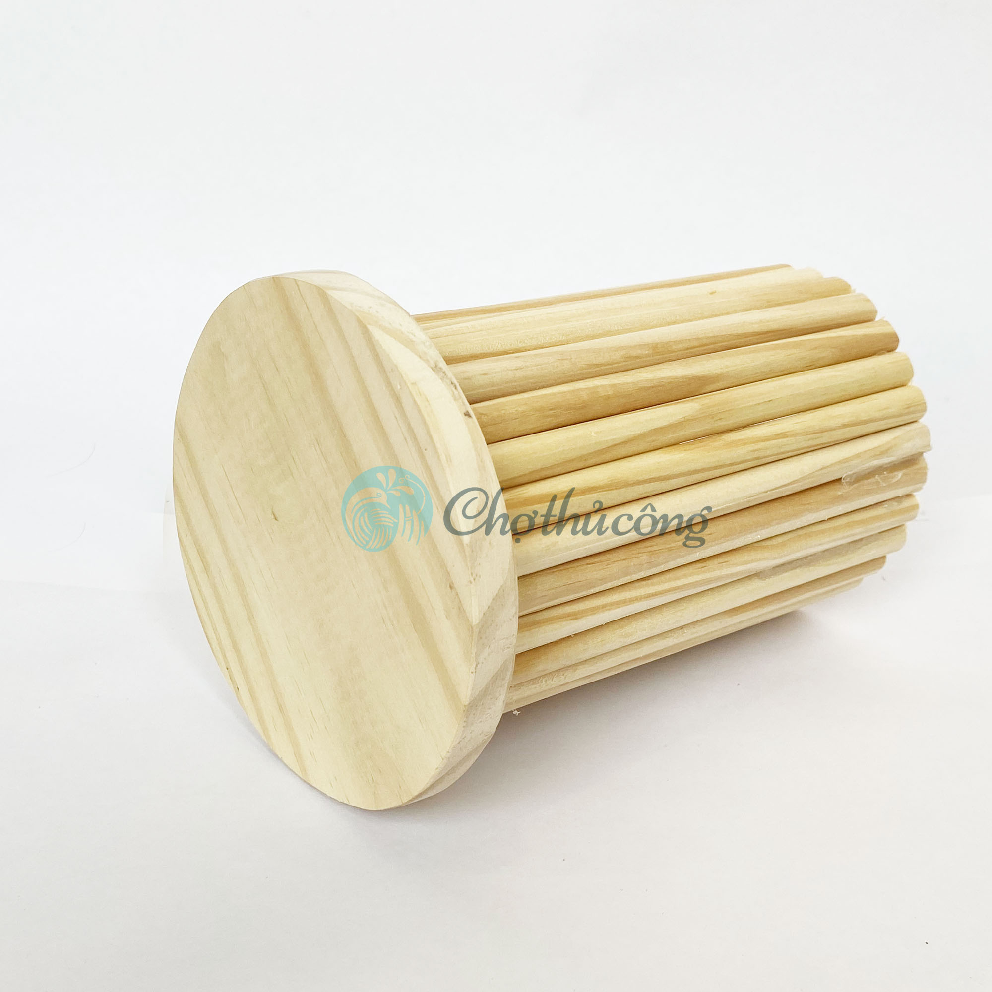 Bình hoa gỗ handmade đa năng, lọ hoa gỗ tự nhiên làm bình cắm hoa decor, kệ để chậu hoa cây cảnh trang trí, hộp gỗ cắm hoa, phụ kiện chụp ảnh