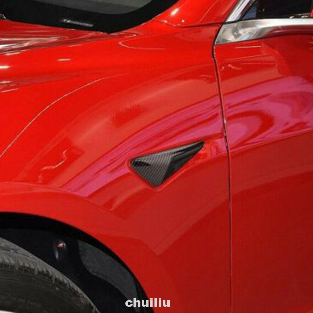 Hình ảnh 2 Vỏ Bọc Sợi Carbon Bảo Vệ Máy Ảnh Cho Tesla Model 3