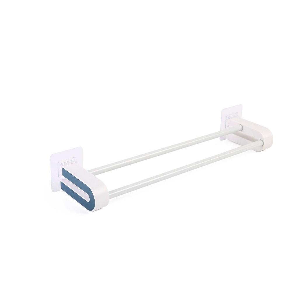 Giá Đôi Treo Khăn Gắn Tường Không Cần Khoan Tiện Dụng