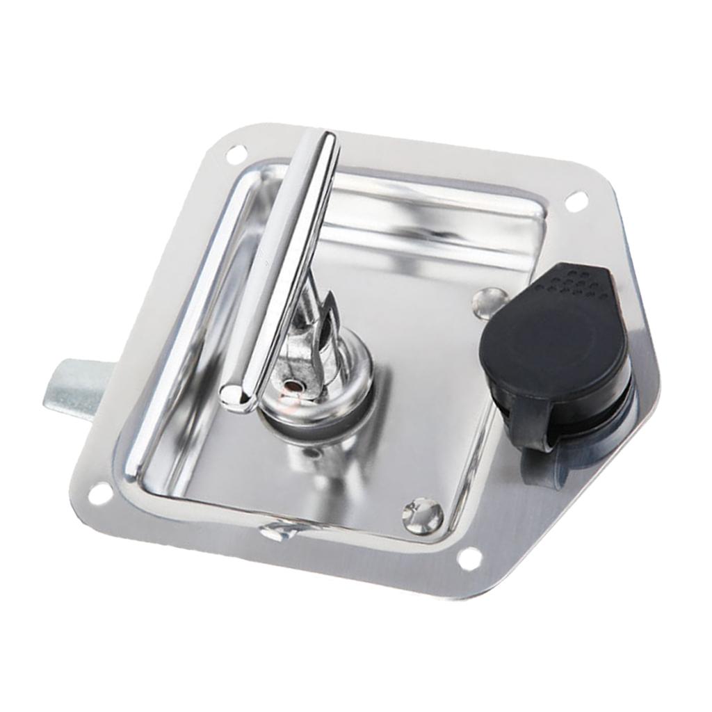 316 Stainless Steel Flush Pull Locker Latch Lift Handle Boat Hardware