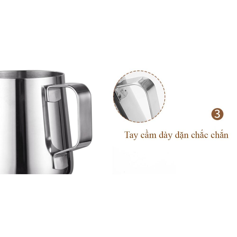 Ấm pha trà, cafe cổ ngỗng Inox 304 AnShin - 350ml không nắp