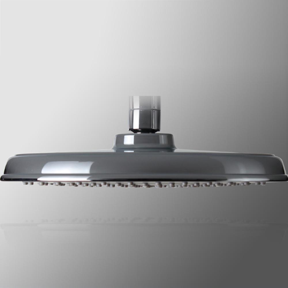 Đầu vòi sen phun mưa với phần mở rộng cánh tay tắm, có thể điều chỉnh độ cao 180 độ,được mạ chrome bền đẹp